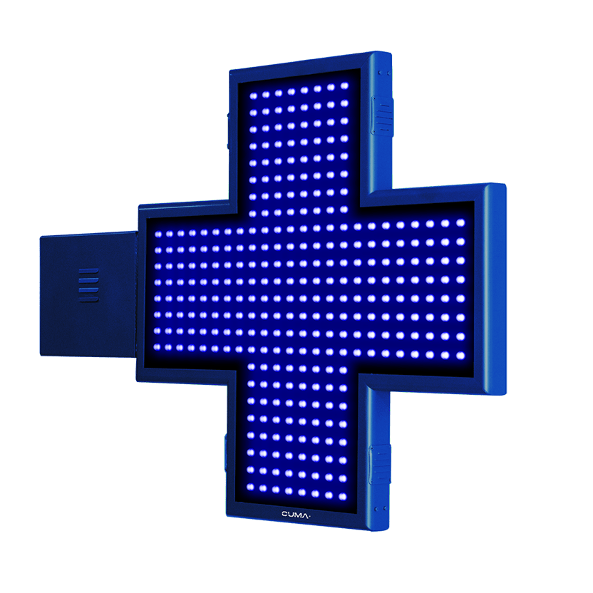 Cruz de Veterinaria LED con animaciones 2D