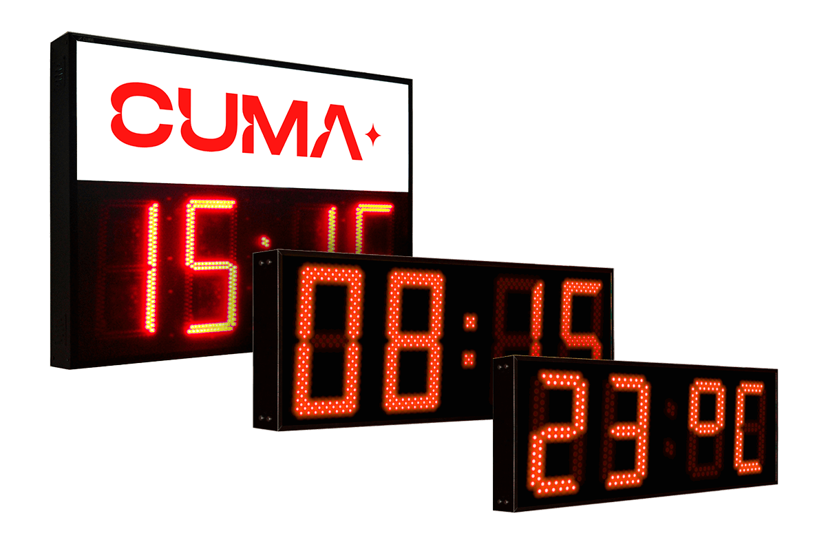 Reloj LED y Temperatura