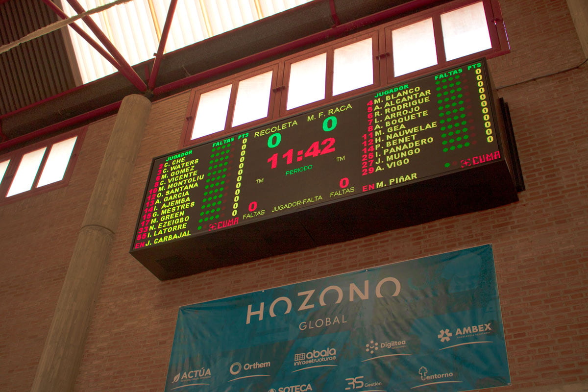 2 marcadores electrónicos de baloncesto led en Murcia