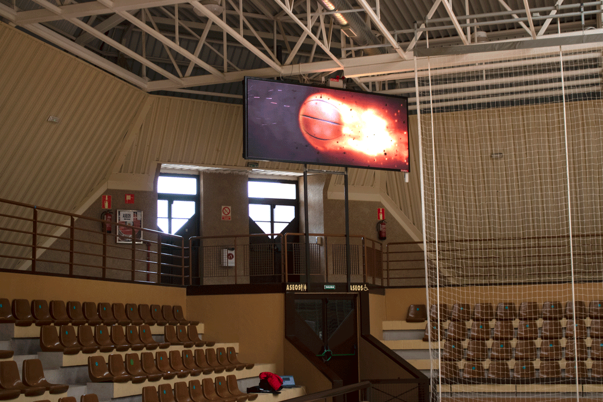 Videomarcador de baloncesto LED CUMA en Yecla