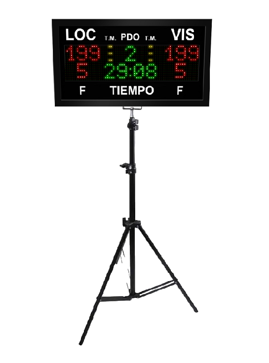 Marcador portatil de baloncesto trípode CUMA