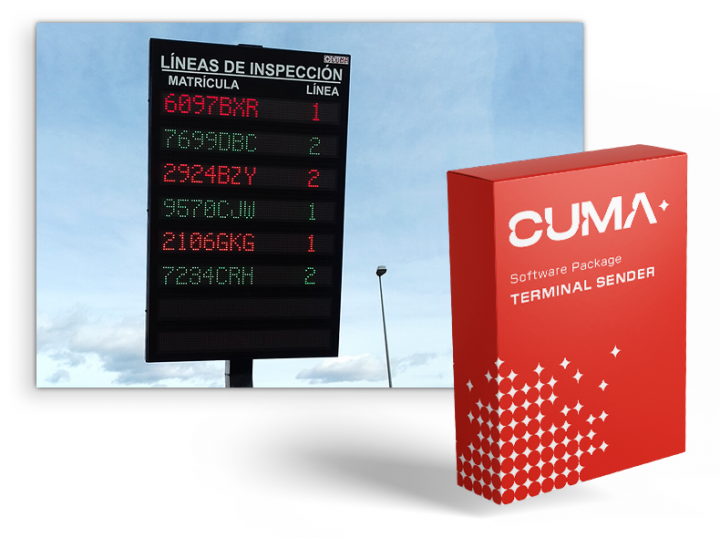 CUMA Terminal Sender - Terminales Alfanuméricos TS01